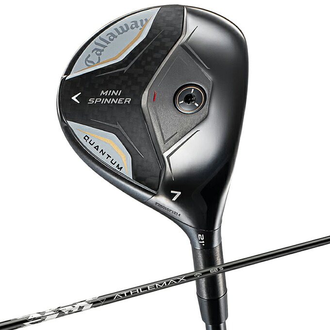 【予約】【4月17日発売】キャロウェイ(Callaway) ゴルフクラブ フェアウェイウッド メンズ クアンタム ミニ スピナー ATHLEMAX 60/70 QUANTUM MINI SPINNER FW AMX-CW【ご自宅配送限定】