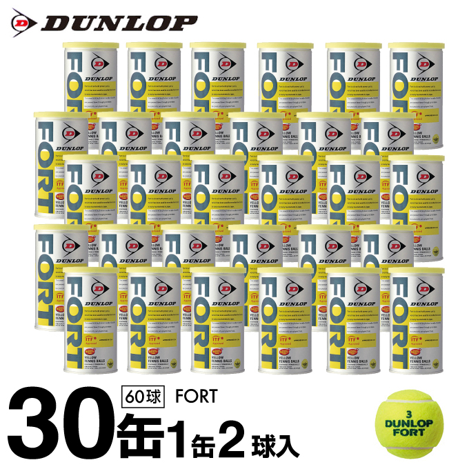 ダンロップ 硬式テニスボール フォート Fort 2円球 30缶セット Tbst Dfdyl2doz Dunlop Nolduanews Com