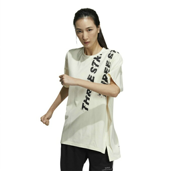 アディダス 半袖tセーター 遊撃下穿 後景 レディース Word Short Sleeve Tee 3ストライプス さるまた Gm06 Gm5523 257 Adidas 購求跡とりクリティーク記入でクーポン進上ミドル Damienrice Com