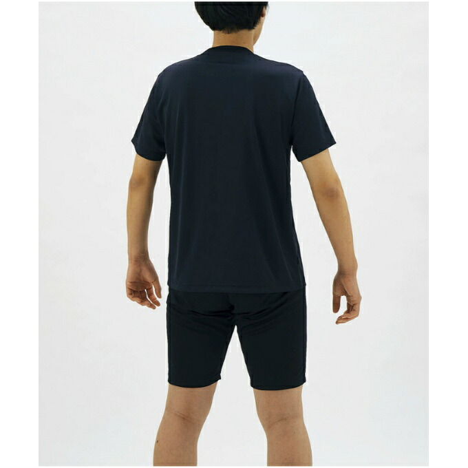 ミズノ 半袖Tシャツ ハーフパンツ セット メンズ ナビドライTシャツ 丸首+ナビドライニットハーフパンツ 32MA1190+32MD2190 MIZUNO