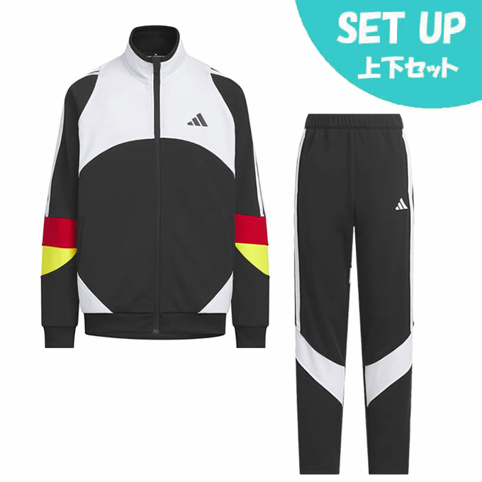 アディダス(adidas) ジャージ上下セット ジュニア K MH CB トラックトップ+フルレングス トラックパンツ KF9047 KS182+KF8995 MBJ34