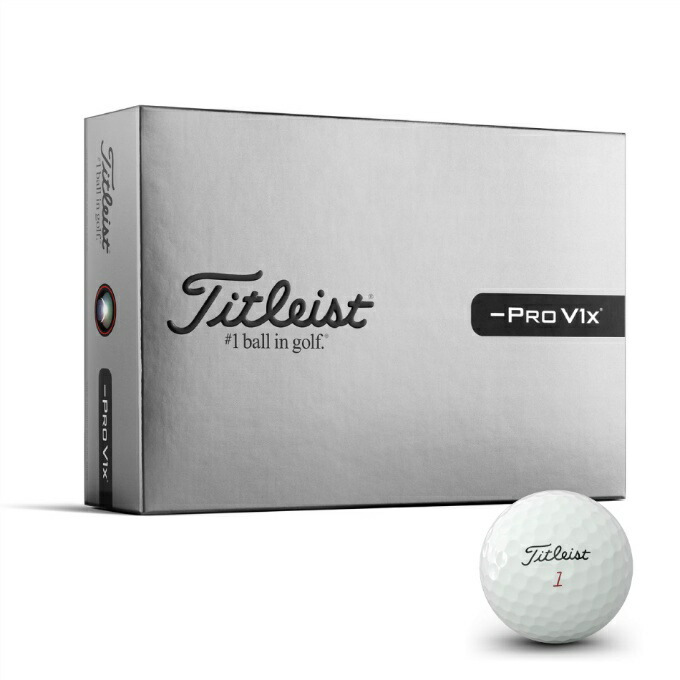 タイトリスト(Titleist) ゴルフボール 1ダース 12個入 プロV1x レフトダッシュ PROV1x LEFT DASH 2026 【国内正規品】【2026年モデル】