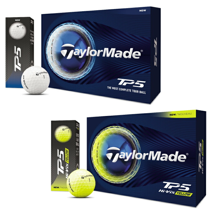 テーラーメイド(TaylorMade) ゴルフボール 1ダース 12個入 TM26 TP5 ボール TP5 2026 【国内正規品】【2026年モデル】 5,305円