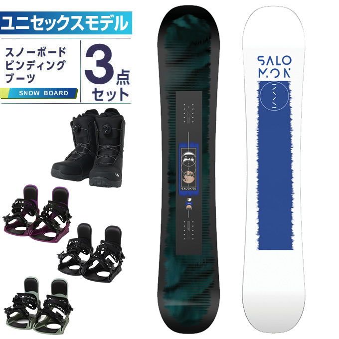 新品 RIDE SALOMON スノーボード3点セット ボード - empirepay.com.br