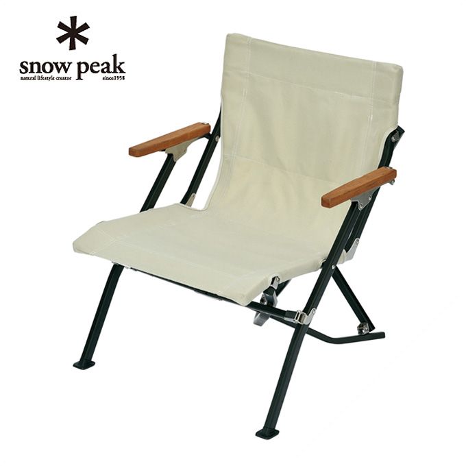 スノーピーク snow peak アウトドア女性議長 ローチェアショート 象牙色 LV-093IV