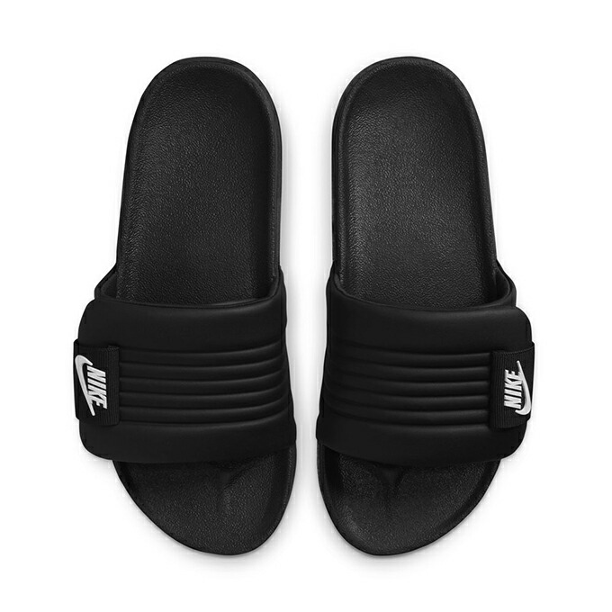 NIKE★OFFCOURT スライド サンダル★BLACK/WHITE/BLACK Nike Offcourt Black & White Slide Sandals | Zumiez