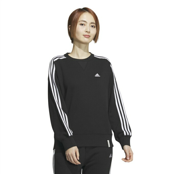 トレーナー スウェット ラケットスエット レディース adidas アディダス レディース スウェット トレーナー W CLG 裏