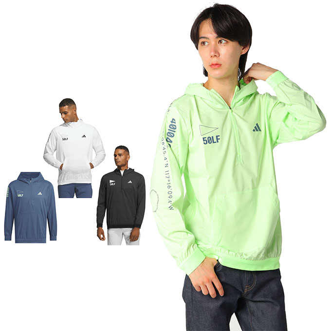 adidas ゴルフジャケット HEAT.RDYストレッチアノラックフーディー セール】HEAT. RDYストレッチアノラックフーディー【adidas Golf