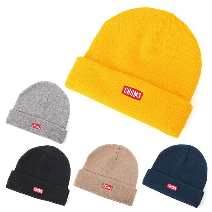 【楽天市場】チャムス CHUMS 帽子 キャップ メンズ チャムスロゴショートニットキャップ ニット帽 CH05-1402 【メール便可