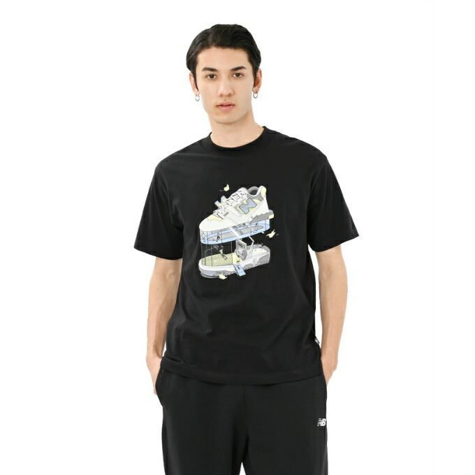 【楽天市場】【メール便送料無料】ニューバランス Tシャツ 半袖 メンズ BB550 プリントTシャツ MT51918 new balance