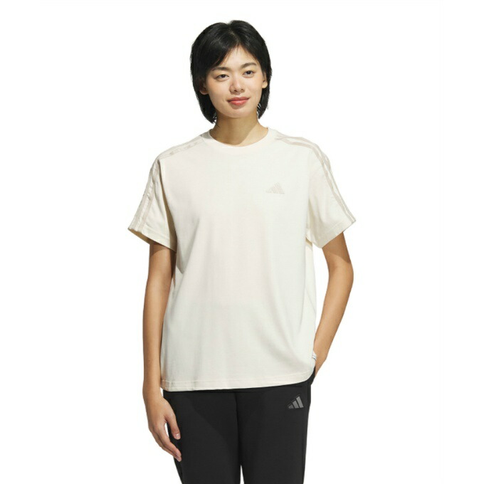 限定値下げ^_^adidas レディースタオル生地　半袖Tシャツ XL セール】スリーストライプス半袖Tシャツ / アディダスオリジナル