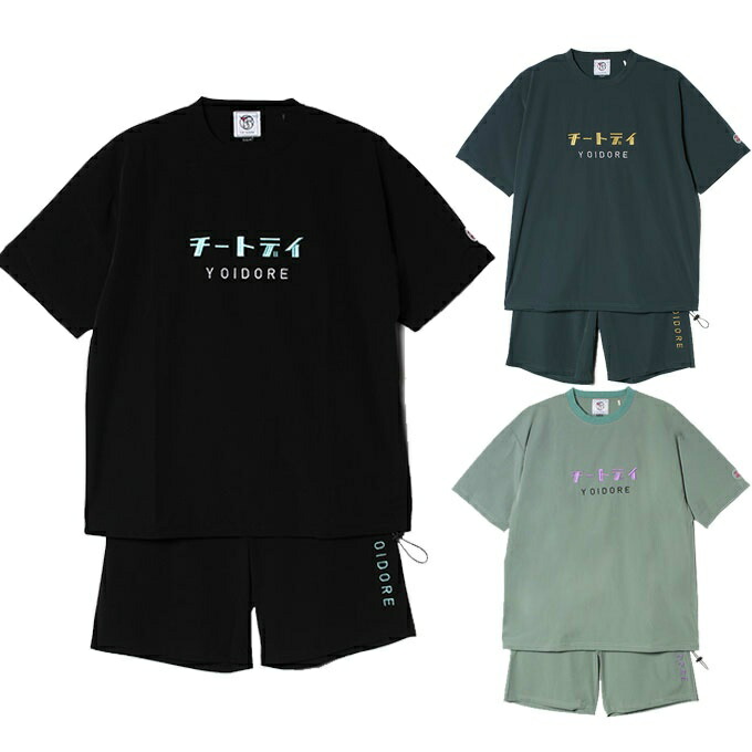 YOIDORE メンズ レディース 半袖 Ｔシャツ チートデイセットアップ ヨイドレ od ‥