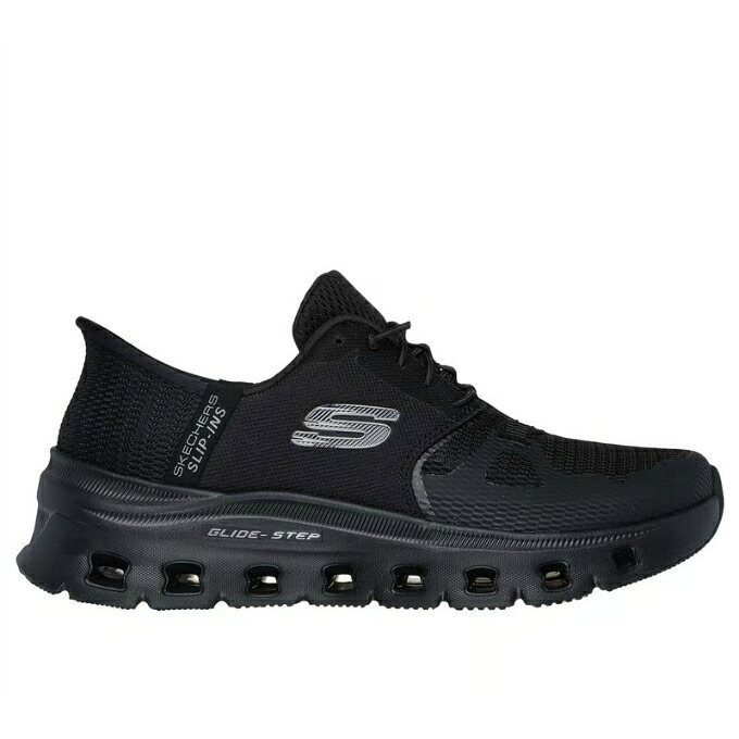 スケッチャーズ(SKECHERS) ウォーキングシューズ レディース スリップインズ グライドステップ 労働者階級 150420-BBK run
