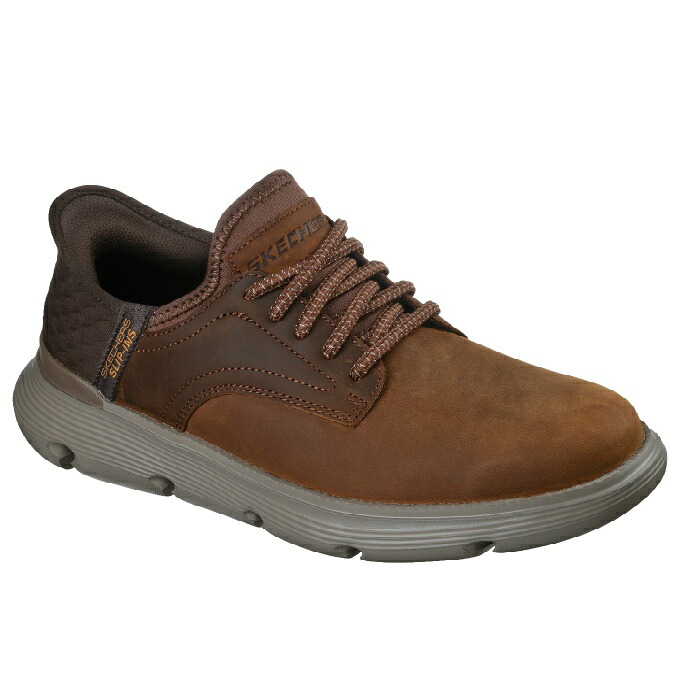 スケッチャーズ(SKECHERS) 事務所シューズ メンズ 26SP SLP ガルザ GRV 205046-CDB run 花・ガーデン・DIY-その他-DIY・工具