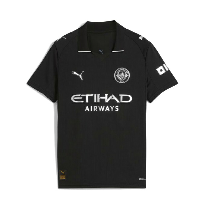 【メール便送料無料】 プーマ PUMA サッカーウェア レプリカシャツ ジュニア 2025-26 マンチェスターシティ FC アウェイ レプリカ 半袖 ユニフォーム 780353 02 sc