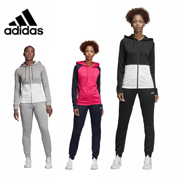 楽天市場 アディダス ジャージ 上下セット セットアップ レディース 女性 リニア フーディー トラックスーツ Frz95 Adidas Sw ヒマラヤ トレーニングフィットネス