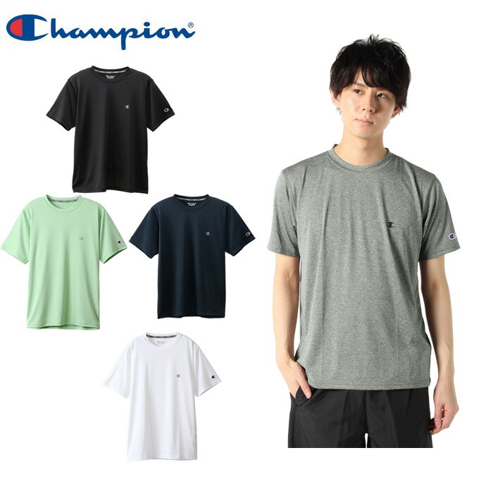 楽天市場 チャンピオン Champion スポーツウェア 半袖 メンズ スポーツ Tシャツ C Vapor Tシャツ C3 Qs301 Sw ヒマラヤトレーニングフィットネス