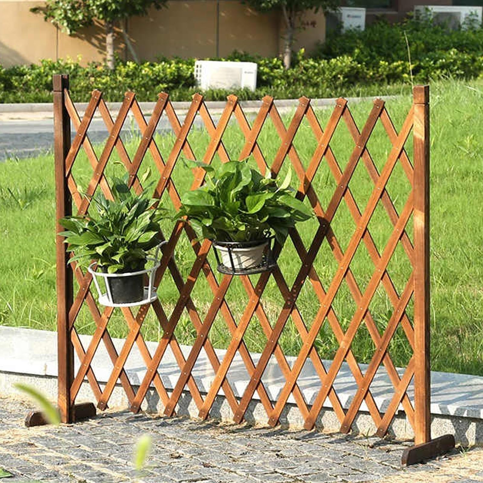 楽天市場】タカショー 木製 伸縮 トレリス フェンス 幅100×高さ180cm