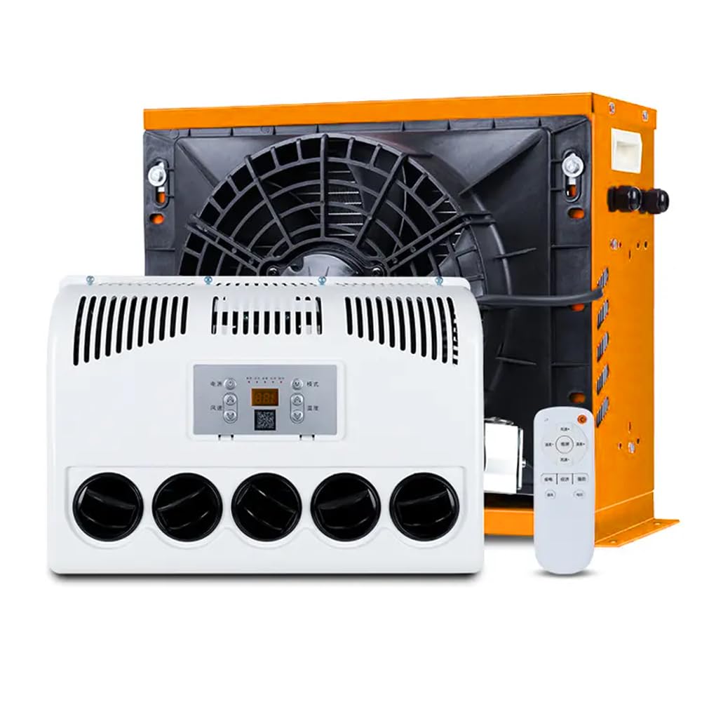 【ポイント4倍!7月限定!店舗の人気商品!】12V 24V車用電動エアコン、静音電気エアコン壁掛け式 冷却能力1800W/2200W、住宅車、農業用車両、掘削機、キャンピングカー、トラック、バス、トラックRVに適している|ヒマリショップ