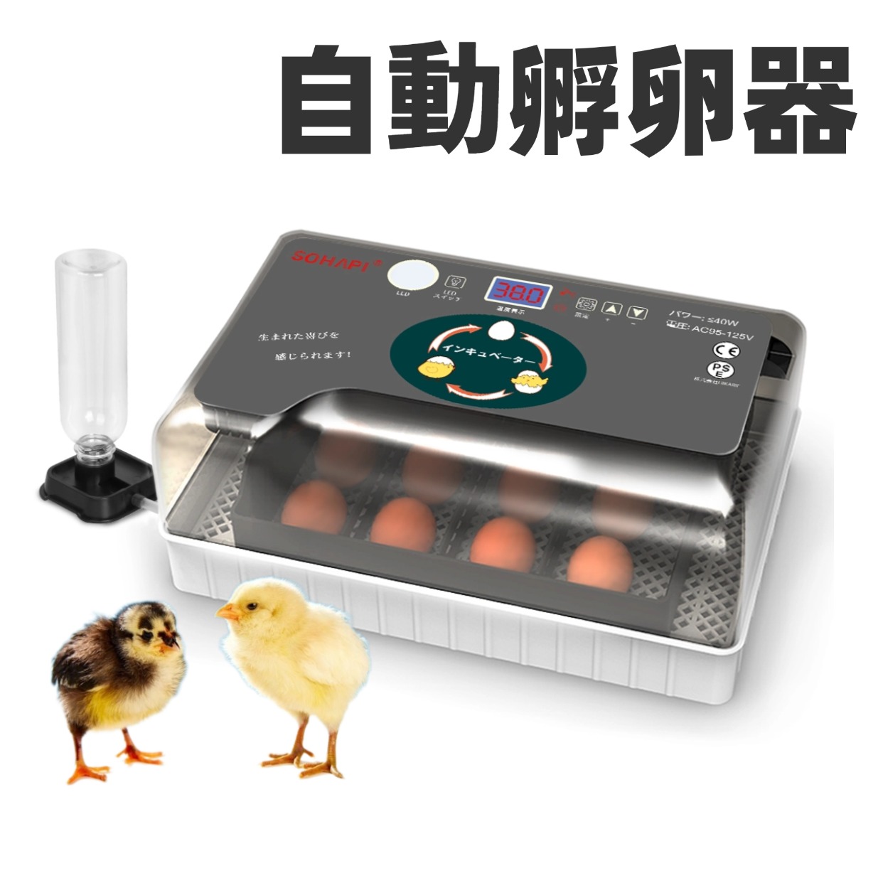 楽天市場】鳥類全自動孵卵器 孵卵 ふ卵 孵化 ふ化 器 機 装置