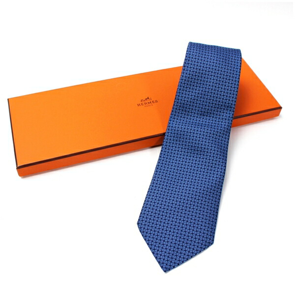 HERMES エルメス ネクタイ ブルー系 | Hロゴ ジャガード 総柄 シルク ネクタイ (659224T) | MADE IN FRANCE | ブランド ファッション アイテム 小物【メンズ】【中古】 楽天市場】HERMES エルメス ネクタイ ブルー系 | Hロゴ ジャガード 総