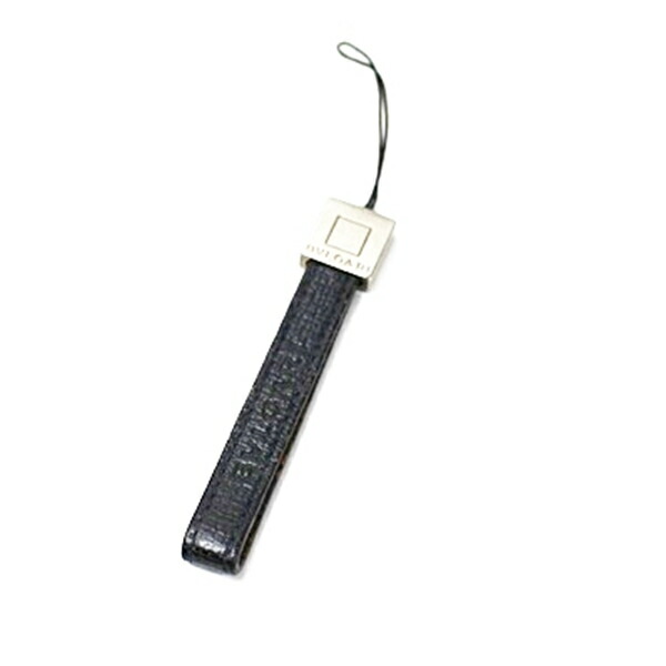 楽天市場】BVLGARI 携帯ストラップブルガリ ブラック ロゴ型押し