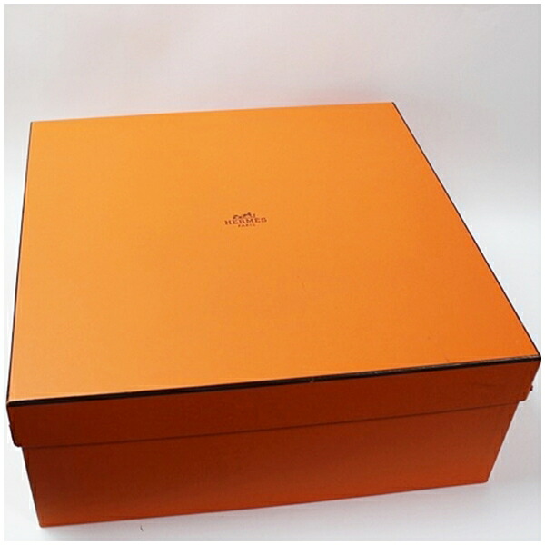 エルメス バーキン ケリー 空箱 ボックス オレンジ 中古 ABランク HERMES |レディース メンズ バッグ用 収納ボックス 【送料無料】｜ブランドール　ミルキー
