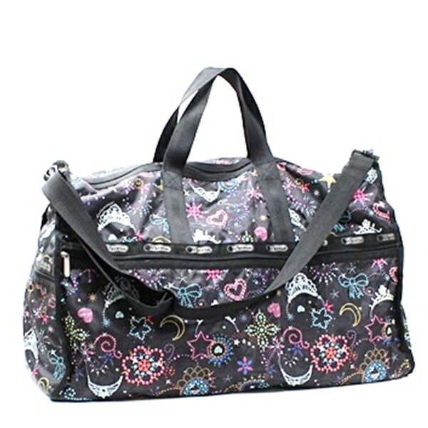 楽天市場】レスポートサック ボストンバッグ ナイロン 星柄 ブラック