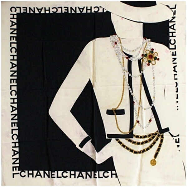 楽天市場】【中古】｜CHANEL シャネル スカーフ マトラッセ柄 シルク