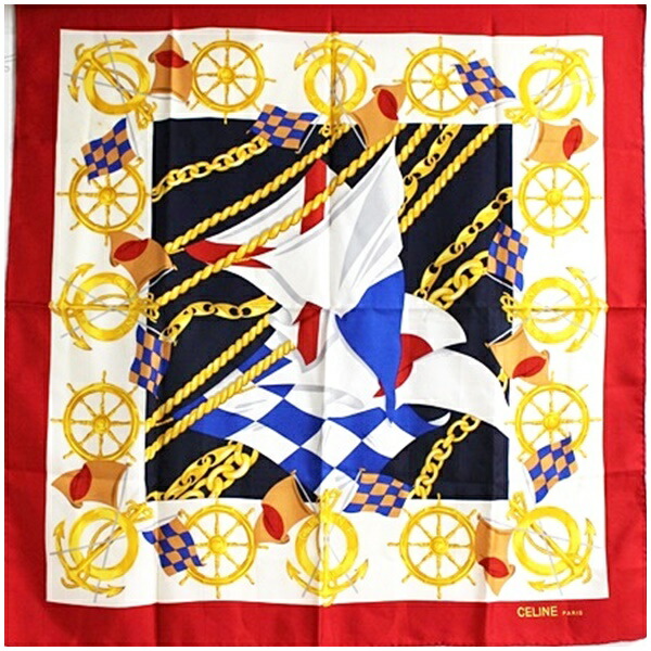楽天市場】CELINE セリーヌ スカーフ 2AWV8022W.28BX メンズ シルク
