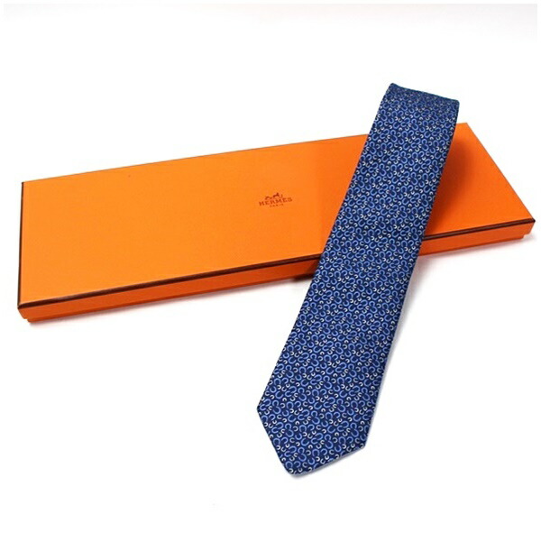 エルメス 絹地 タイ 馬蹄 馬 中古 A序列付ける HERMES ｜メンズ 商行為 箱付き添い人  【貨物輸送無料】   【洗い濯ぎ済み】