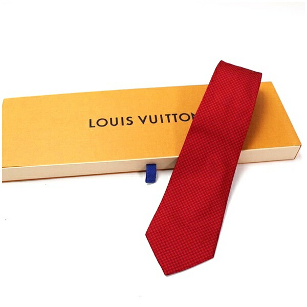 ルイヴィトン シルク ネクタイ クラヴァット マイクロダミエ M78751 中古 Aランク LOUIS VUITTON ｜メンズ ビジネス 細身 箱付き 【送料無料】 21,087円
