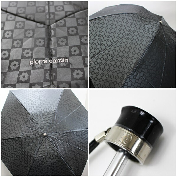 楽天市場 ピエールカルダン 折り畳み傘 未使用 展示品 ブラック 中古 Sランク Pierre Cardin レディース 女性用 三つ折り コンパクト オーロラ 株 チャーム付き 収納袋付き 送料無料 ブランドール ミルキー