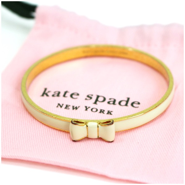 【楽天市場】ケイトスペード バングル ブレスレット ホワイト×ゴールド リボン 中古 ABランク Kate Spade｜レディース 女性