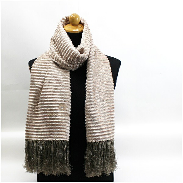 楽天市場】ミラショーン マフラー リバーシブル ネイビー 無地 ワイン