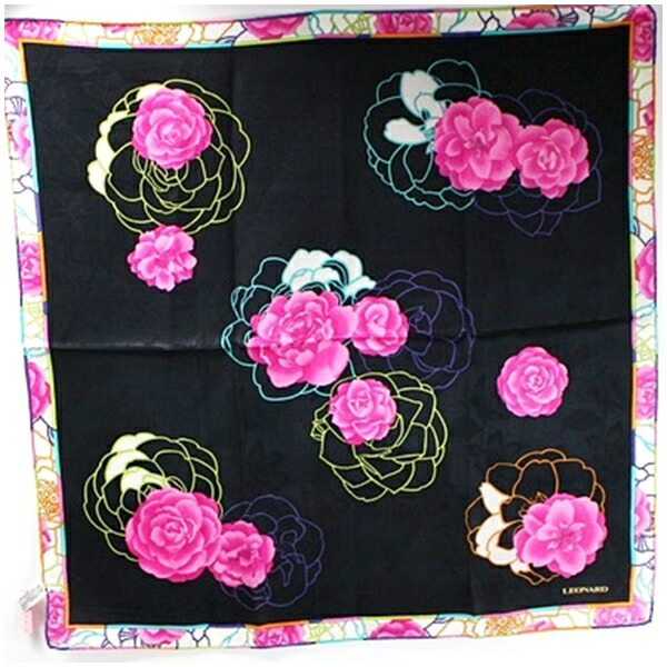 【美品✨】レオナール　スカーフ　花柄　トリム imgrc0064633210.jpg