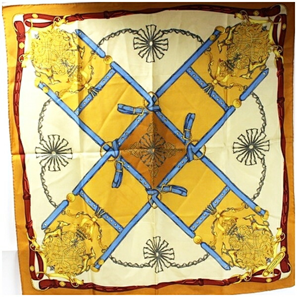 楽天市場】トラサルディ シルク スカーフ 大判 ネイビー×ホワイト 豪華