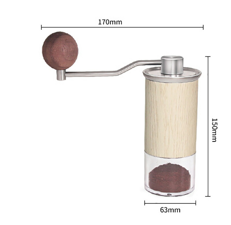 ギフト】 送料無料 持ち運びにも便利でアウトドア用にもピッタリなこだわりの手挽きコーヒーミル 最新型 コーヒーミニ 手挽き セラミック コーヒー  手挽きミル アウトドア turbonetce.com.br