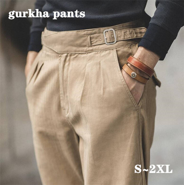 MAISON SPECIAL ¥29,700　ロングベルトグルカカーゴパンツ 楽天市場】カーゴパンツ メンズ ジーンズ Gurkha pants ロング