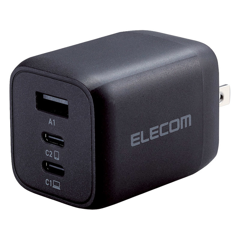 AC&USB充電器65W ブラック ELECOM