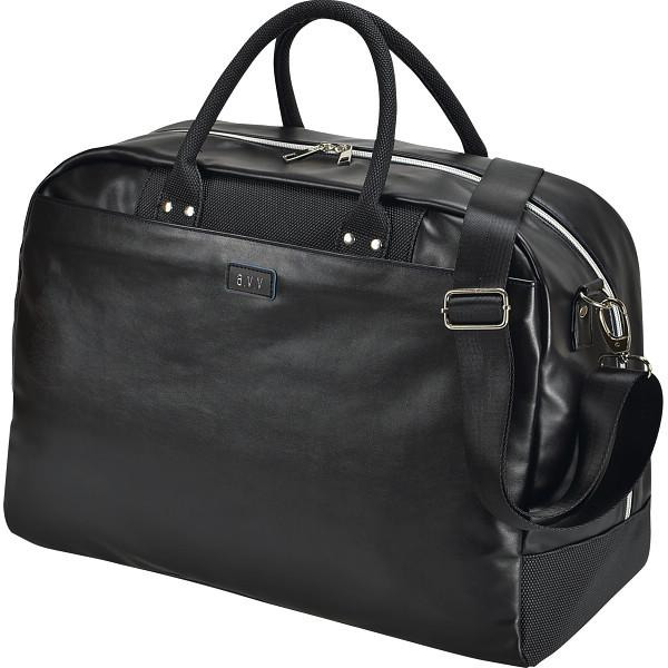 黒の合成皮革ボストンバッグ ダブルポケット合皮ボストンバッグ – WEGO ONLINE STORE