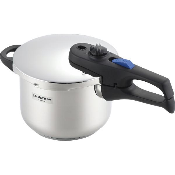 【お買い物マラソン限定クーポン配布中】 ラ・ベットラ　ステンレス圧力鍋（１８ｃｍ）