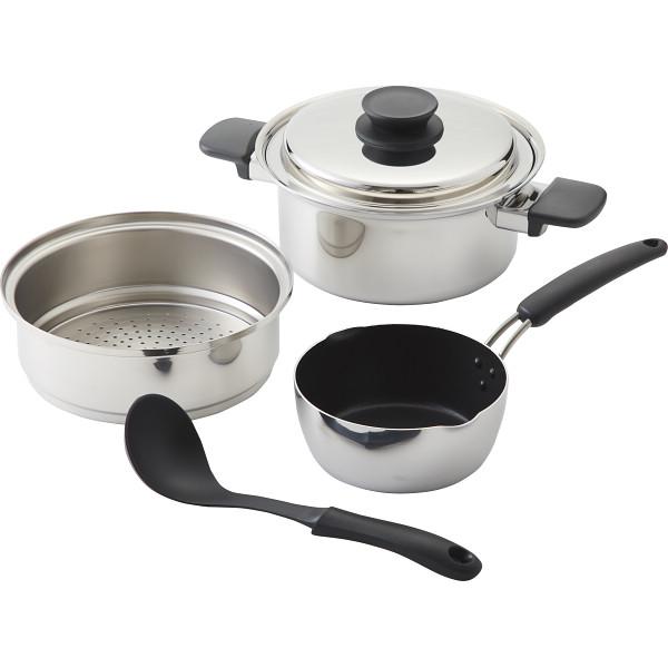 【お買い物マラソン限定クーポン配布中】 ユミック　ゆきひら＆鍋・蒸し器セット