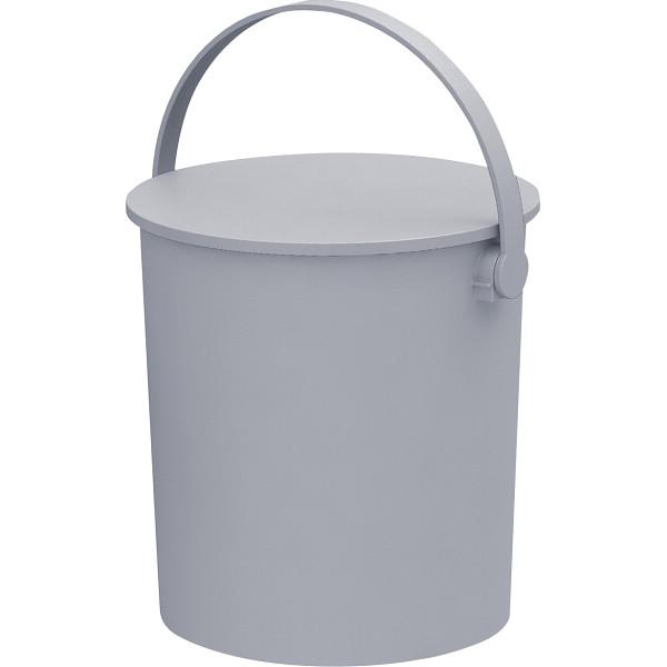 座れるバケツ型収納ボックス(20l)2個組 ライトグレー