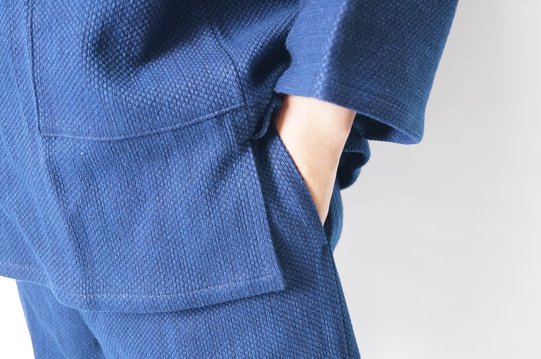 【楽天市場】作務衣 メンズ 日本製 本藍染 超極厚太刺し子織作務衣 綿100％ M/L/LL 2020：作務衣と甚平 和専門店 ひめか