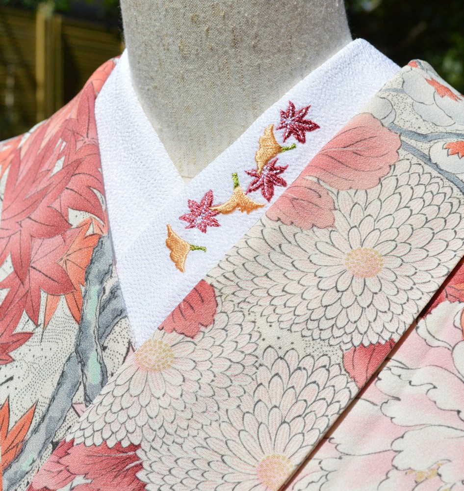 楽天市場】桜さくら 刺繍 半衿 ひめ吉オリジナルデザイン☆ ワン