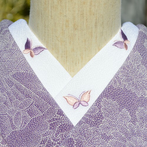 楽天市場】ばらとツタ・黒 薔薇 刺繍 半衿 ひめ吉オリジナル