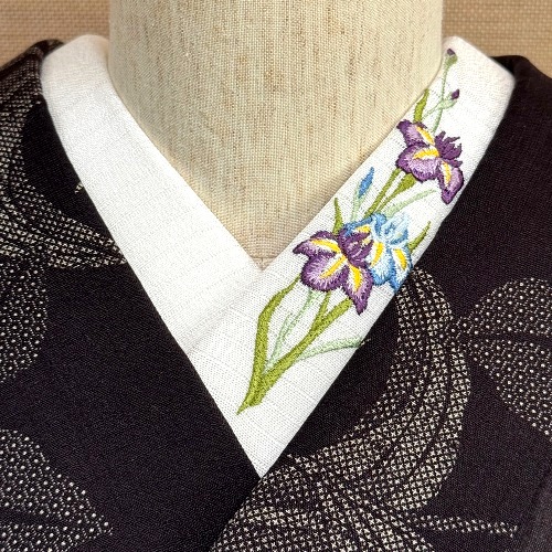ぼのぼの様5点おまとめ専用✨ 刺繍半襟 日本製 新品と帯揚げ 楽天市場】出目金 絽 金魚 刺繍 半衿 ひめ吉オリジナルデザイン