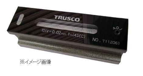 ＴＲＵＳＣＯ／トラスコ中山(株) 平形精密水準器 Ｂ級 寸法２００ 感度０．０５ TFL-B2005