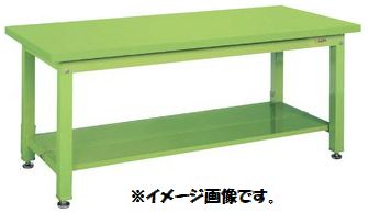 【時間指定・日祝着不可】SAKAE/サカエ 重量作業台ＫＷタイプ中板２枚付 W1800ｘD800ｘH740mm 組立式 KWS-188T1｜ひめこうぐ